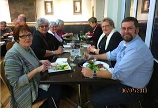 (left: Ruth and Len Wade, Judy and President Peter Gissing and Hendrik van Ierperen) REPORTS FROM DIRECTORS etc Val Samuelson: High Tea with Sunrise Rotary Sunday 13 October 2-5pm $25pp.