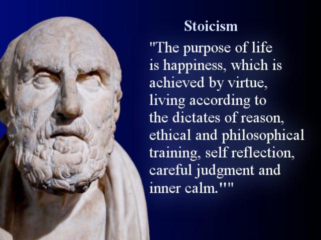 Philosophy Epicurus believes people should make happiness their goal in life Zeno develops Stoicism finding happiness in life through