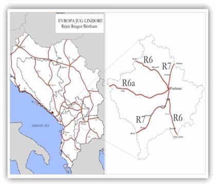 The main axes of regional. F. Humolli, F. Krasniqi 1. Classic Tours, 2. City break tours, 3. Daily tours, 4. Regional tours, Fig. 1. International Route Network in Kosovo and Region 3 Fig. 2. Kosovo and Corridor X, Entrance on it.