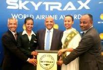 2016. SKYTRAX World Airline Award for Best Staff Service in Africa on 18 June 2013 in Paris.