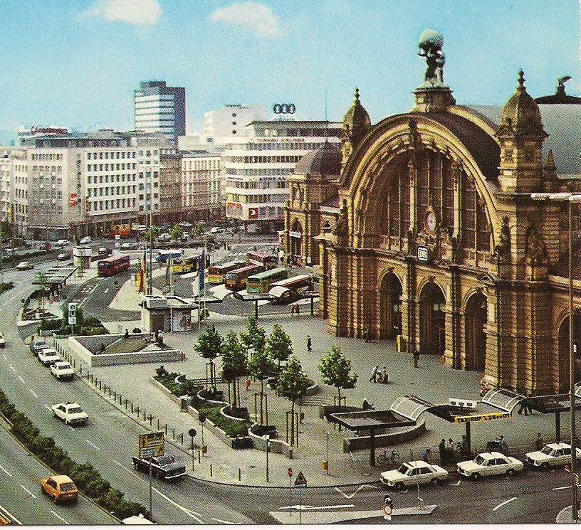 Hauptbahnhof, Frankfurt and Round-up Chapel where we held