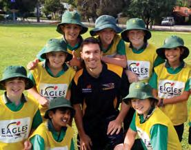 Faction Eagles Faction Footy Eagles Faction Footy is an intra-school program that offers students of all ages the opportunity to learn the skills of footy in a safe, fun environment with friends from