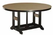 Round Table GCT0060 Dining Std: $1,356 Nat: $1,518 Counter