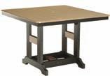 Nat: $1,562 28 Square Garden Classic Table GCT0028 Dining