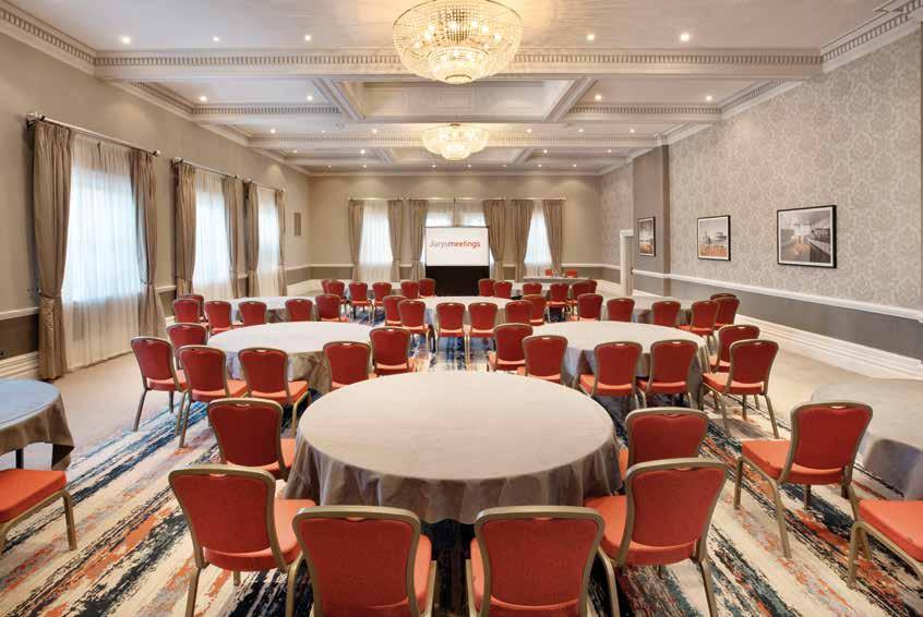 Conference and Events Smaller Meetings Boasting two large suites that can accommodate up to 250 delegates, is the perfect location to host your large conference or event.
