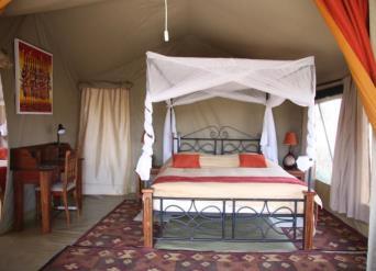 Located on the eastern rim of the Ngorongoro Crater, Lion s Paw Camp is a mere 10 minutes from the Crater floor, providing a sense of privacy and intimacy with