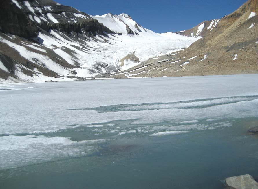 Indian Himalayas indicate that there has been a 21% reduction in the glacierised area - from 2,077 square kilometers (sq km) in 1962 to 1,628 sq km in 2004 (Kulkarni et al., 2007).