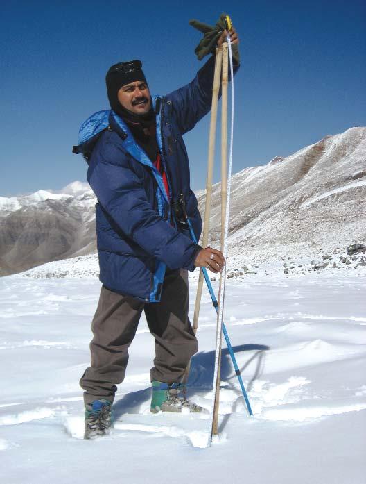 II: Techniques involved in glacier studies Monitoring of glaciers is a pre-requisite requirement for establishing the links between climate change and glacial retreat, and thereafter designing