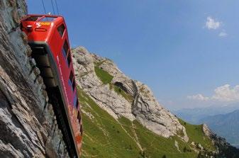 Continue to Kriens and take the Panorama Gondola