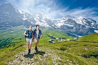 Travel by modern coach to the Bernese Oberland Stop in Interlaken to shop for gifts and souvenirs Ride on the cogwheel train to Kleine Scheidegg Fabulous Alpine landscape and panoramic views Views of