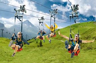 Canyoning or Rafting in Interlaken 43 44 Day Trip to Mt. First With Fun and Adventure An adrenaline-pumping adventure in the Bernese Oberland whether on white water or through enchanted gorges.