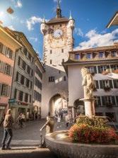 Enjoy a relaxed walking tour Visit the quaint alleyways and historic squares of the medieval Old Town Learn about the fascinating history of Rapperswil-Jona Stroll through the historic center Special