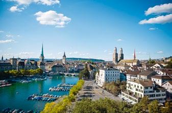 A classic city tour in a modern tour bus Detailed information from audio guide and tour guide Photo stops: Lake Zurich and Fraumünster church Highlights: Kunsthaus, Zurich Opera House, university