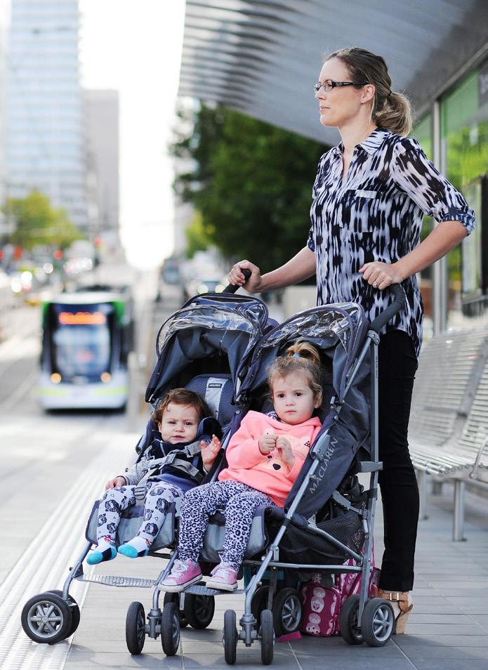Prams, pushers and shopping jeeps may be carried on our services at all times free of charge.