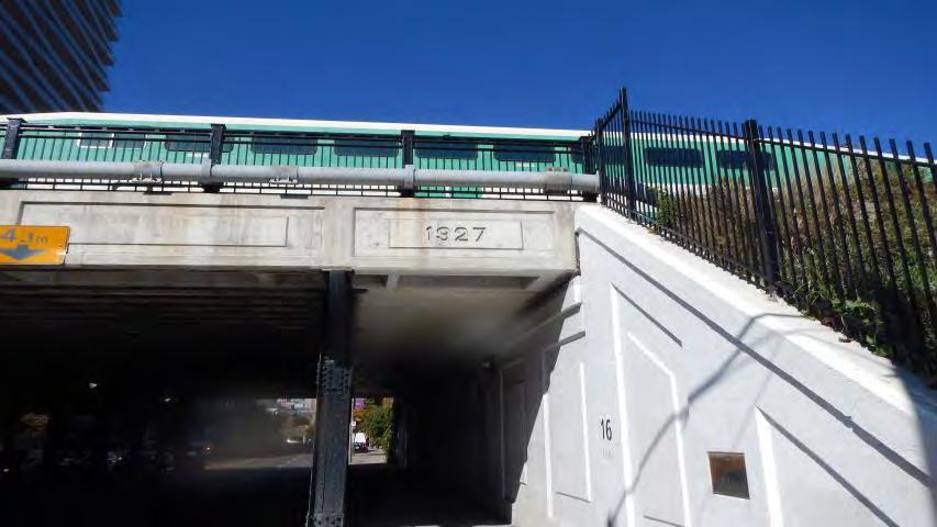 heritage value Current heritage character will be maintained Existing lighting under Jarvis Street bridge