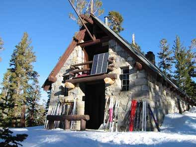 Ostrander Ski Hut Operated by Yosemite Conservancy Available December through March Distance: 10 miles Elevation: 7000 ft start 8500 ft hut Capacity: 25 (no single party larger than 15)