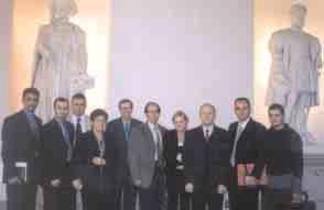 18 ASI newsletter Vizitë studimi në Parlamentin e Belgjikës dhe në Parlamentin Evropian Në javën e dytë të dhjetorit të vitit 2003, një delegacion i përbërë prej dy deputetëve të Kuvendit dhe pesë