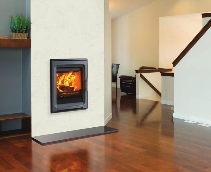 PureVision PV5i multi-fuel stove Following on from the standard PV5 freestanding stove, this inset model