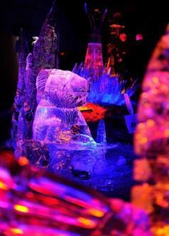 visitors, baroque- style, 70 tons of ice, 7 sculptors, 6