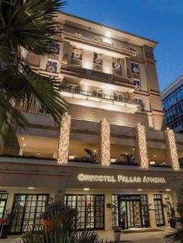 12 Pallas Athena Grecotel Boutique Hotel Centrally located, the Grecotel Pallas Athena is situated on the oldest commercial street of Athens, close to Varvakeio fresh food market - the flea market of