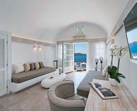 Athina Luxury Suites Athina Luxury Suites is situated in the heart of Fira just a step away all the famous restaurants and the cosmopolitan life of Santorini.