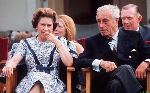 The Queen with Lord Mountbatten (Getty Images) August 1979 Lord Mountbatten, the Queen s cousin, dies when a bomb planted by the Provisional IRA explodes on his boat in Sligo.