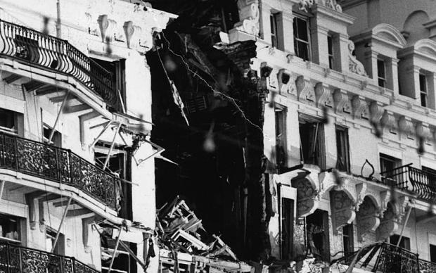 The Brighton bomb ripped a hole through the Grand Hotel (Camera Press) November 1985 Margaret Thatcher and Garret FitzGerald, the Irish Taoiseach, sign the Anglo Irish Agreement, paving the way for