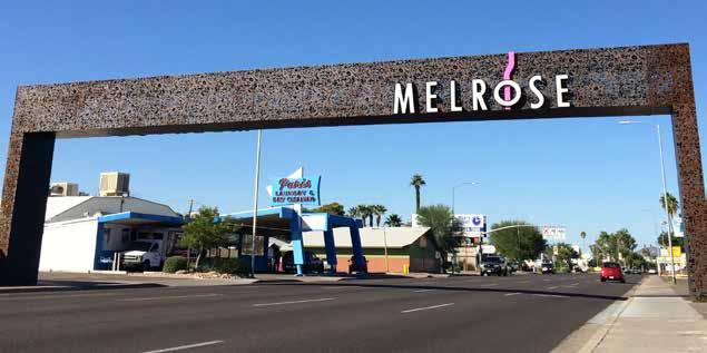 central Phoenix. Since the 1950s, entrepreneurs have staked out a spot along the Seventh Avenue curve.