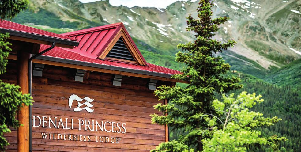 stay overnight at wilderness lodges Princess wilderness lodges denali Princess wilderness lodge mt.