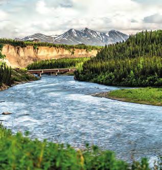 Set idyllically above the picturesque Nenana River with sweeping views surrounding wilderness, this comfortable campusstyle lodge offers an array of amenities and a helpful tour desk that can assist