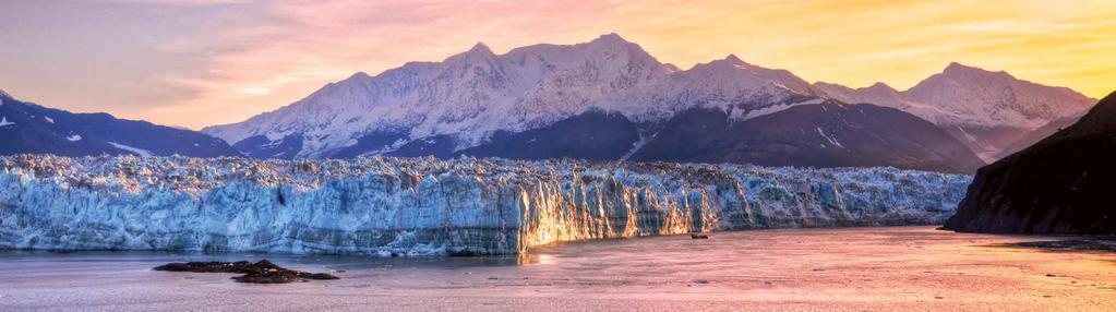 THE ALASKA CRUISE WATCH NATURE UNFOLD AT HUBBARD GLACIER. Experience the drama of North America s largest advancing tidewater glacier.