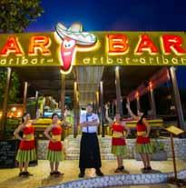 AriBar AriBar is a great place to satisfy your craving for Mexican food and drink. It is a happening place to be in Kuta. Jl. Kartika Plaza Kuta T.