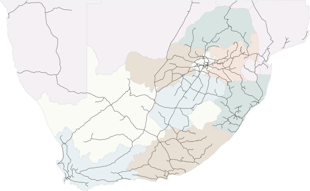South Africa s Commercial Ports : An integrated system of Complementary Regional Ports and Rail Corridors Port Rail Corridor Port Interconnect Cross-border Interconnect Durban Richards