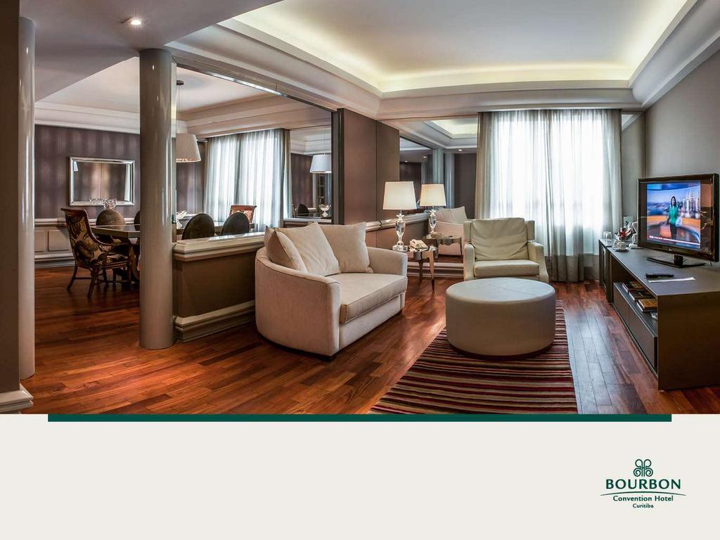 Suite Nobre One suite, with 75m², with living-room and bar, dining-room for six people