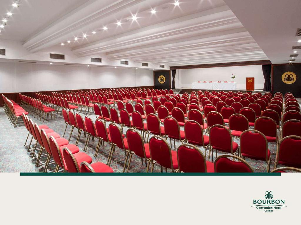 EVENTS, MEETINGS AND CONVENTIONS The Bourbon Curitiba Convention Center is the largest such center in the city and can host up to 1,000 people simultaneously, enabling a whole