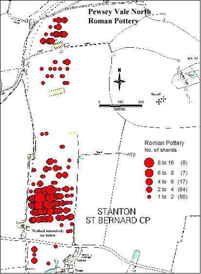 Fig. 7 Pewsey Vale North Distribution of