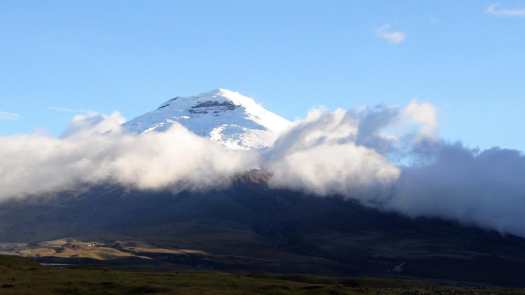 Andean peaks, as well as the impressive cones of Cotopaxi and Chimorazo.