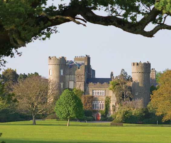 Take a Dublin city tour that includes Malahide Castle and its expansive estate parkland.