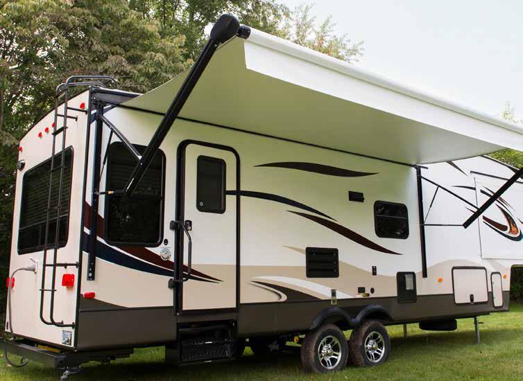 UNIVERSA SOLERA: HYBRID Sets up & stores in a fast one-step operation SOLERA: HYBRID Sets Up & Stores Automatically as you Crank FIX IT UPGRADE The Solera Hybrid Awning combines the best of both