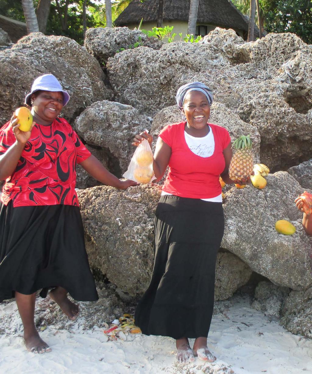 Highlights from 2015: KENYA: Improving knowledge and skills Our project on the Mombasa coast has given local beach-sellers new skills and opportunities to sell their goods whilst