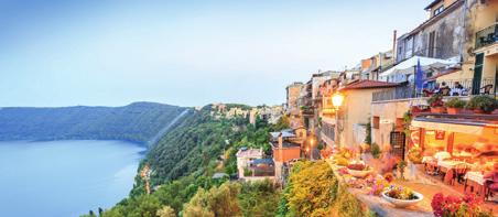 6 PM M6 AM Summer al Fresco! Countryside Villages with Typical Food and Wine Tasting Take a break from the crowds of the city and visit the Castelli Romani.
