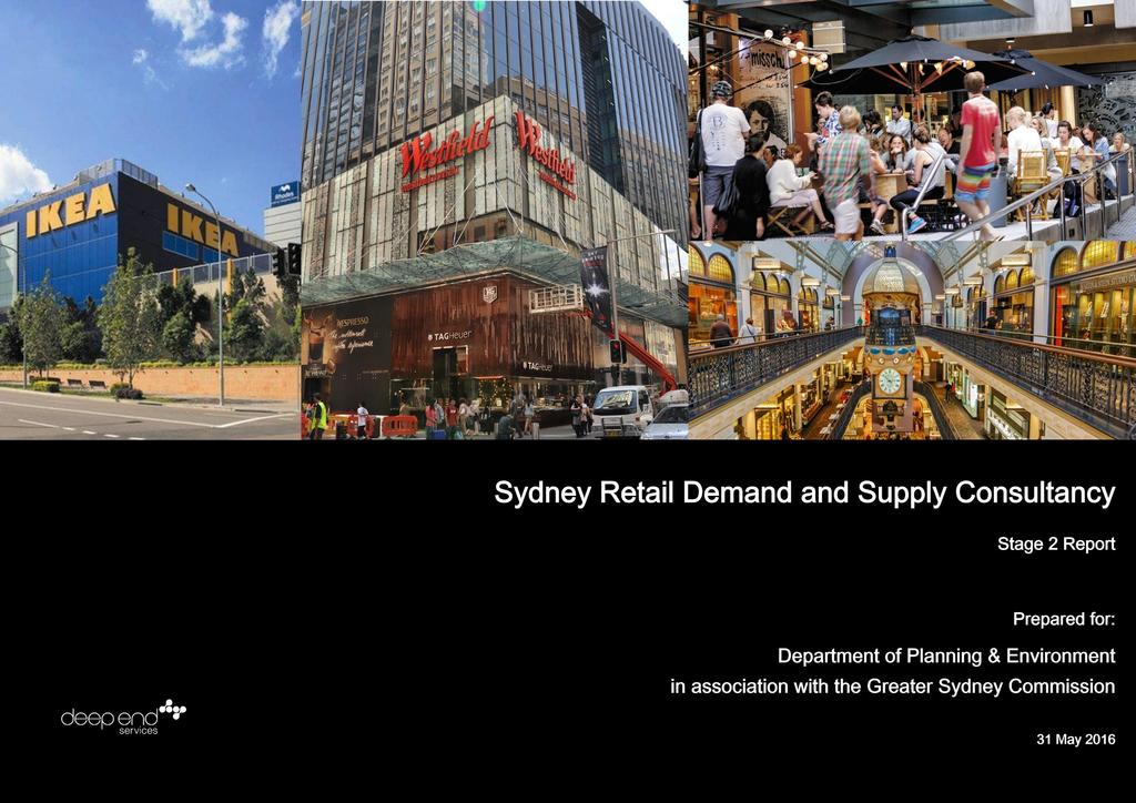 This publication was prepared for the NSW Department of Planning and Environment in association with the Greater Sydney Commission for the purpose of district planning.