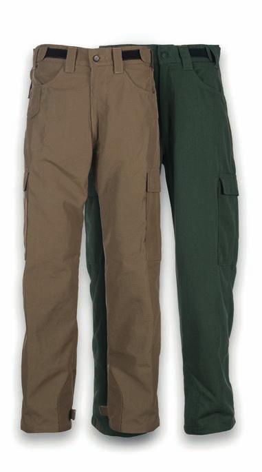 Wrangler style front pockets with reinforced patch for clip-knives. Seven oversized belt loops for 2 web belts.