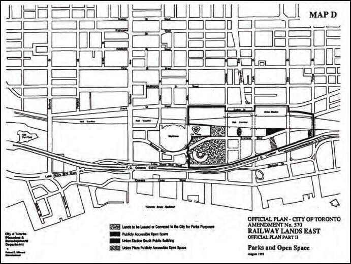 1991: Railway Lands East Part II Plan (By-law Number: 1991-0481) Railway Lands West Part II Plan (By-law Number: 1991-0636) Following the repeal of the 1985 Plan, City Council adopted new Railway