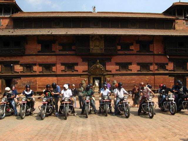 Day 2: Big Sights on Big Bikes Meals: B, L, D Dwarika s Hotel Get ready for a truly exclusive day that only Smiling Albino can pull off - exploring Kathmandu s perennial sites perched on the back of