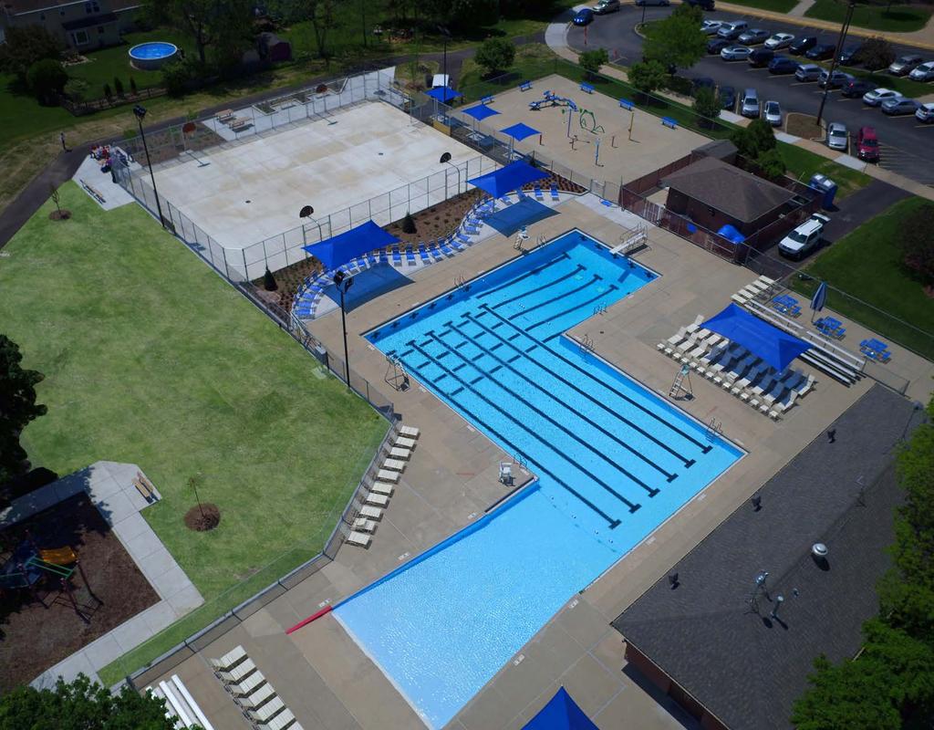 The Lions Armstrong Memorial Pool has undergone some major renovations in recent including adding additional deck space, sun shades, and seating areas.