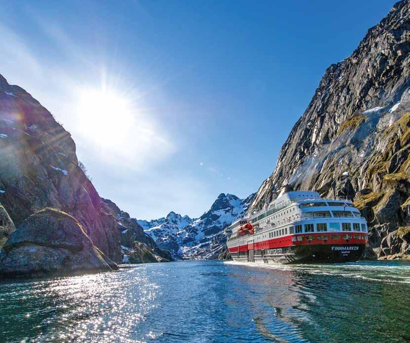 Welcome to Discover the World Cruising 2014 Norway & Beyond Discover the World Cruising has partnered with cruise line Hurtigruten to bring to you our 2014 Norway & Scandinavia program.