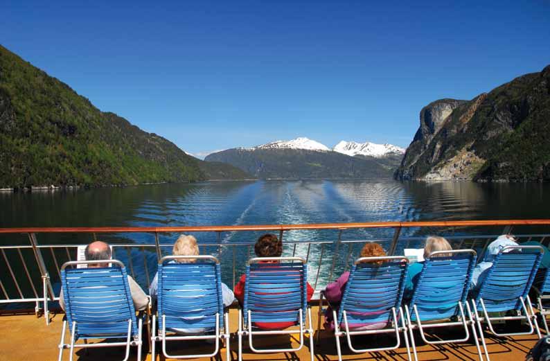 and ample deck space from which to admire Norway s natural beauty.