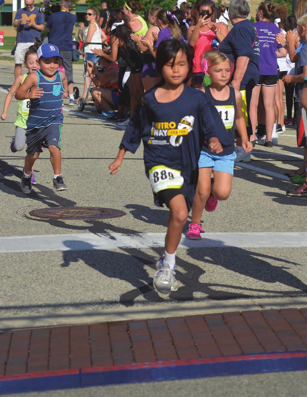 2017 METRO WAY 5K & 10K FAMILY FUN RUN July 26, 2018 Metro Health Village Green 6:00 pm This family-friendly event welcomes nearly 1,000 people of