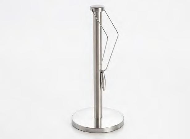 ORGANIZATION 364 PAPER TOWEL HOLDER This elegant stainless steel paper towel holder is perfect for keeping it simple in the dining room.